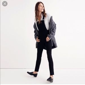 Madewell cross back denim overalls